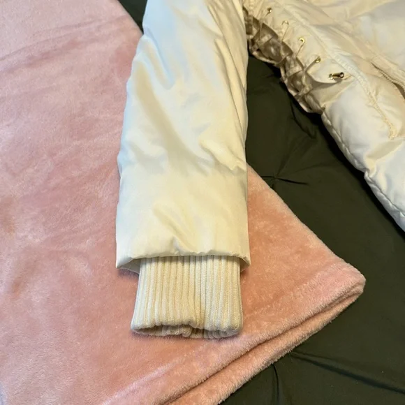 Betsey Johnson Ivory Puffer Coat - Picture 5 of 16